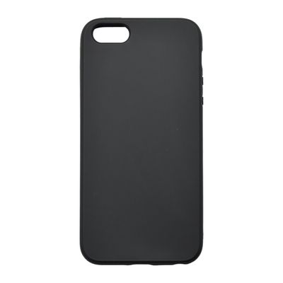 Puzdro gumené Apple iPhone 5/5C/5S/SE čierne matné