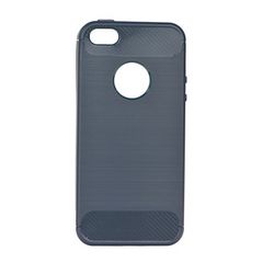 Puzdro gumené Apple iPhone 5/5C/5S/SE Carbon čierne PT