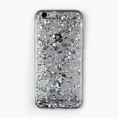 Puzdro gumené Apple iPhone 5/5C/5S/SE Jelly Case strieborné R