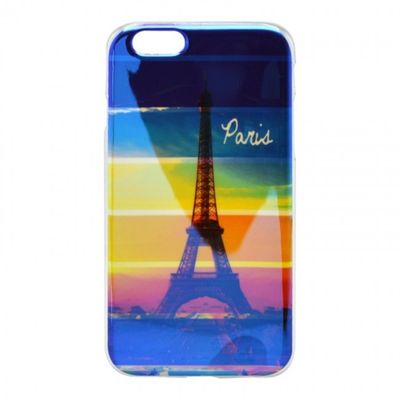 Puzdro gumené Apple iPhone 6/6S vzor Paríž
