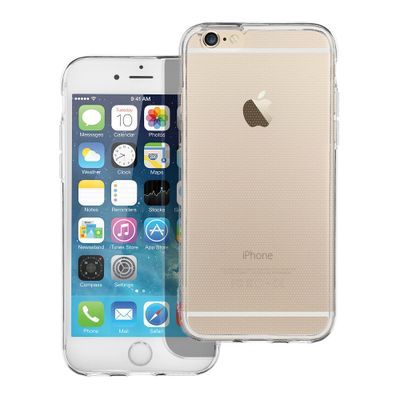 Puzdro gumené Apple iPhone 6/6S Clear 2mm transparentné