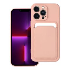 Puzdro gumené Apple iphone 7/ 8/ SE 2020 CARD ružové