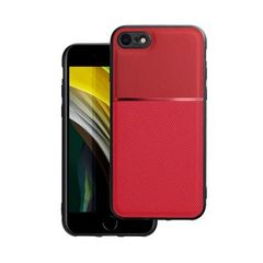 Puzdro gumené Apple iPhone 7/ 8/ SE 2020 Noble červené