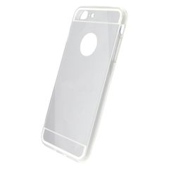 Puzdro gumené Apple iPhone 7/8 Plus zrkadlo strieborné