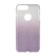 Puzdro gumené Apple iPhone 7/8 Plus Shining fialové PT