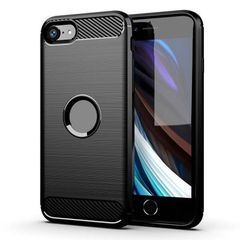 Puzdro gumené Apple iPhone 7/8 Plus Carbon Pro čierne