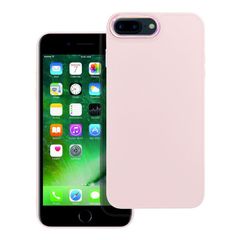 Puzdro gumené Apple iPhone 7/8 Plus Frame bledo-ružové
