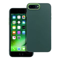 Puzdro gumené Apple iPhone 7/8 Plus Frame zelené