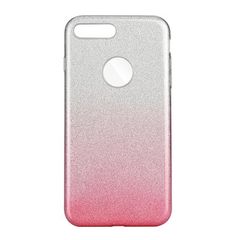 Puzdro gumené Apple iPhone 7/8/SE 2020 Plus transparentno-ružové