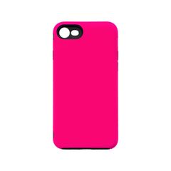 Puzdro gumené Apple iPhone 7/8/SE 2020 Mark tmavo-ružové
