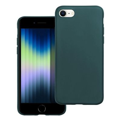 Puzdro gumené Apple iPhone 7/8/SE 2020 Matt tmavo-zelené