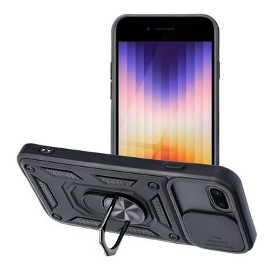 Puzdro gumené Apple iPhone 7/8/SE 2020 Slide Armor čierne