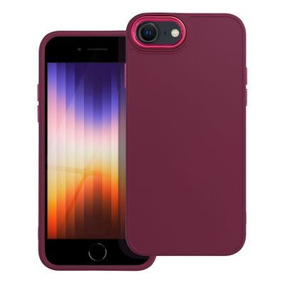 Puzdro gumené Apple iPhone 7/8/SE 2020/SE 2022 Frame fialové