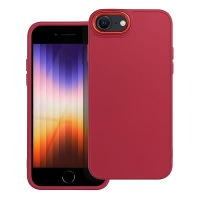 Puzdro gumené Apple iPhone 7/8/SE 2020/SE 2022 Frame ružové