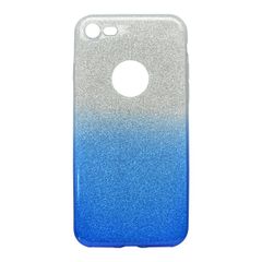 Puzdro gumené Apple iPhone 7/8/SE 2020 trblietky modré