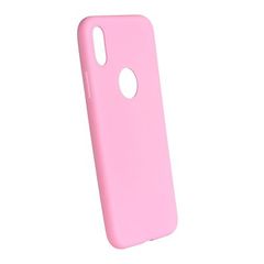 Puzdro gumené Apple iPhone X/XS Forcell Soft ružové PT