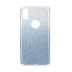 Puzdro gumené Apple iPhone X/XS Shining modré PT