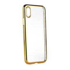 Puzdro gumené Apple iPhone X/XS zlaté PT