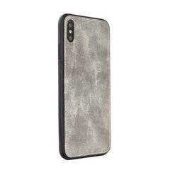 Puzdro gumené Apple iPhone XR Forcell Denim šedé