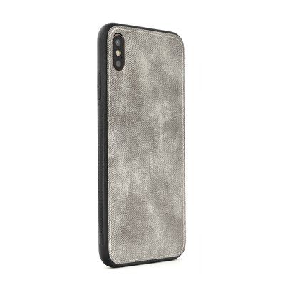 Puzdro gumené Apple iPhone X/XS Max Forcell Denim šedé