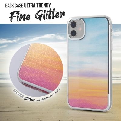 Puzdro gumené Apple iPhone X/XS Trendy Fine Glitter 2