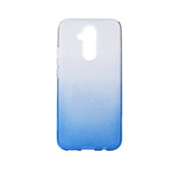 Puzdro gumené Huawei Mate 20 Lite Shining transparentno-modré PT