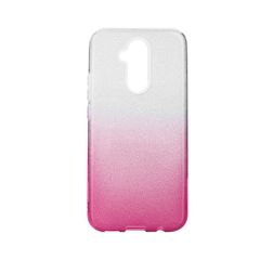 Puzdro gumené Huawei Mate 20 Lite Shining transparentno-ružové P