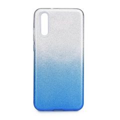 Puzdro gumené Huawei P20 Shining transparentno-modré PT