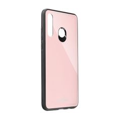 Puzdro gumené Huawei Y5P Glass ružové