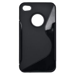 Puzdro gumené Apple iPhone 4/4S čierne
