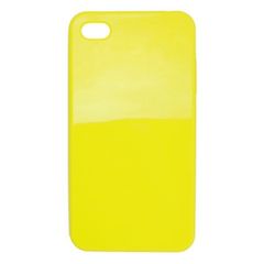 Puzdro gumené Apple iPhone 4/4S žlté