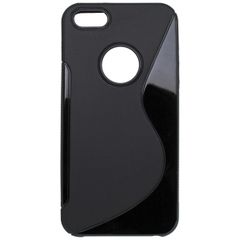Puzdro gumené Apple iPhone 5/5C/5S/SE čierne
