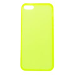 Puzdro gumené Apple iPhone 5/5C/5S/SE zelené priehľadné