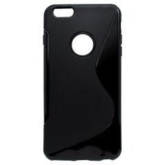 Puzdro gumené Apple iPhone 6/6S Plus čierne