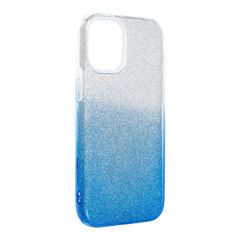 Puzdro gumené Apple iPhone 12/12 Pro Shining transparentno-modré