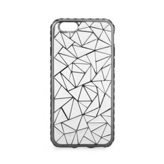 Puzdro gumené Apple iPhone 7/8/SE 2020 Luxury Metalic čierne PT