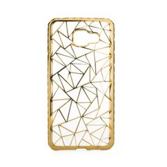 Puzdro gumené Samsung A510 Galaxy A5 2016 Luxury Metalic zlaté P