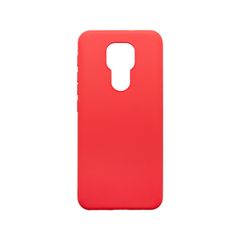 Puzdro gumené Motorola G9 Play matné červené