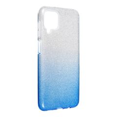 Puzdro gumené Samsung A125 Galaxy A12 Shining transparentno-modr