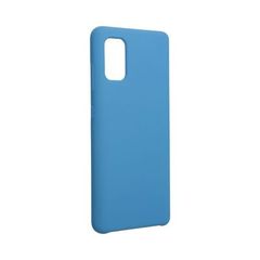 Puzdro gumené Samsung A415 Galaxy A41 Silicone tmavo modré