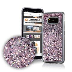 Puzdro gumené Samsung A715 Galaxy A71 Liquid Case fialové