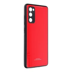 Puzdro gumené Samsung G780 Galaxy S20 FE/5G Glass červené