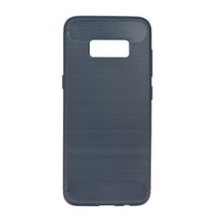 Puzdro gumené Samsung G955 Galaxy S8 Plus Carbon tmavo-šedé PT