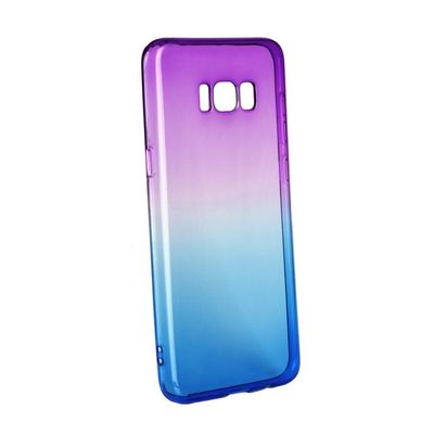 Puzdro gumené Samsung G955 Galaxy S8 Plus Ombre modro-fialové PT