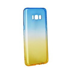 Puzdro gumené Samsung G955 Galaxy S8 Plus Ombre modro-zlaté PT