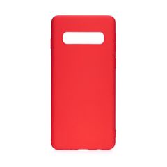 Puzdro gumené Samsung G973 Galaxy S10 Soft červené