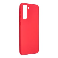 Puzdro gumené Samsung G990 Galaxy S21 Soft červené