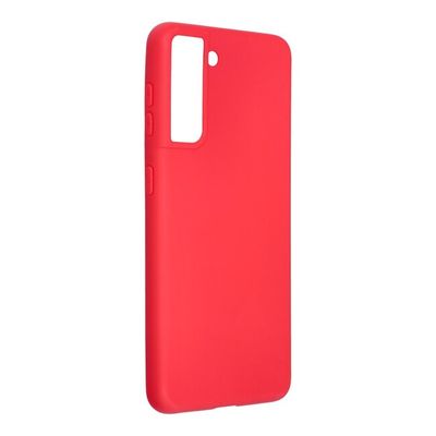 Puzdro gumené Samsung G990 Galaxy S21 Soft červené