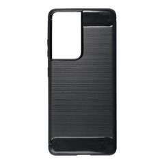 Puzdro gumené Samsung G998 Galaxy S21 Ultra 5G Carbon čierne
