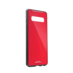 Puzdro gumené Samsung G973 Galaxy S10 Glass červené